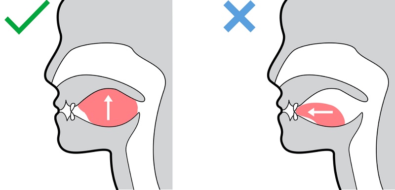 Mewing là bài tập được thực hiện bằng cách đặt lưỡi trên vòm miệng, giúp tự điều chỉnh và thay đổi cấu trúc khuôn mặt