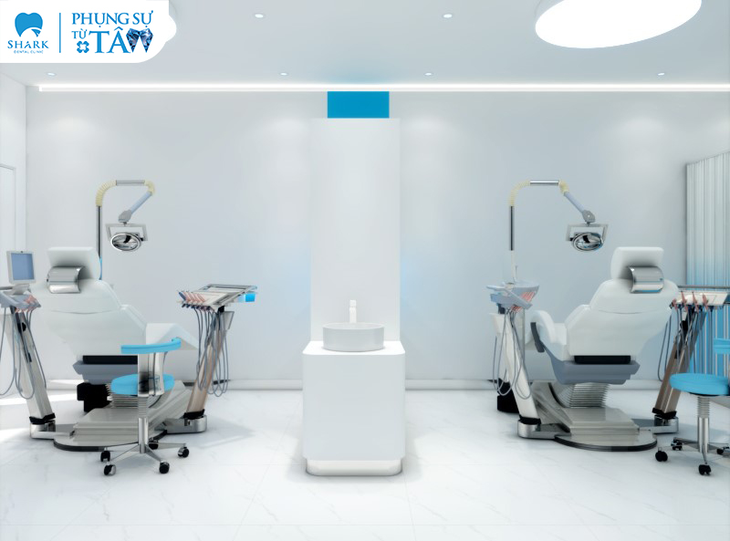 Nha khoa Shark ứng dụng máy móc và thiết bị tối tân hàng đầu