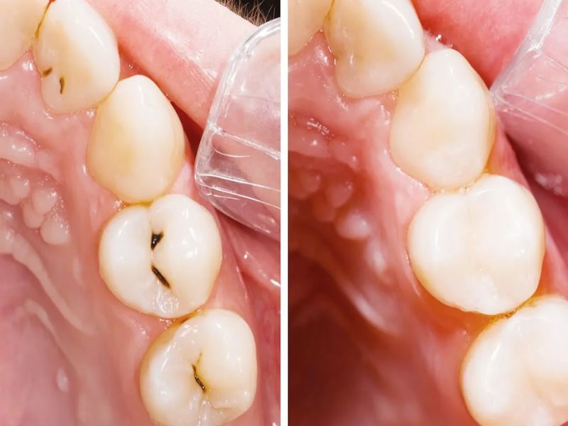 Khi răng bị sâu có thể khắc phục bằng phương pháp hàn trám răng