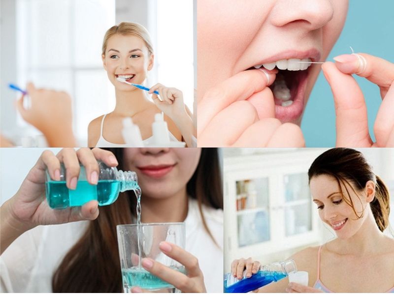 Vệ sinh răng miệng sạch sẽ đúng cách theo chỉ dẫn của bác sĩ sau khi tráng răng